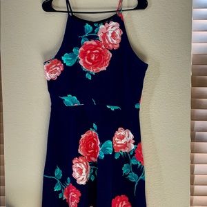 Floral summer sun dress.  Derek Heart ❤️